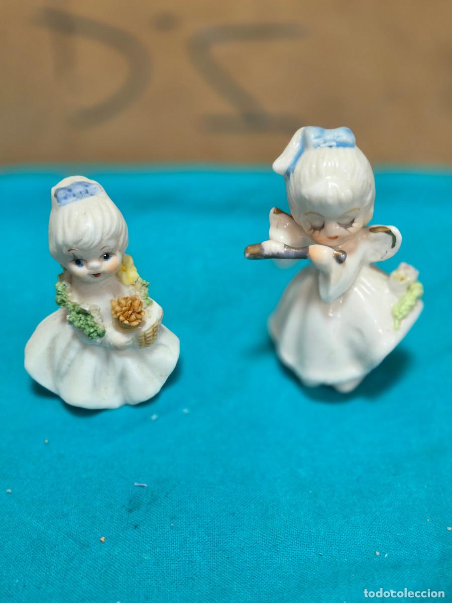 Vintage: 2 minis figuras de porcelana