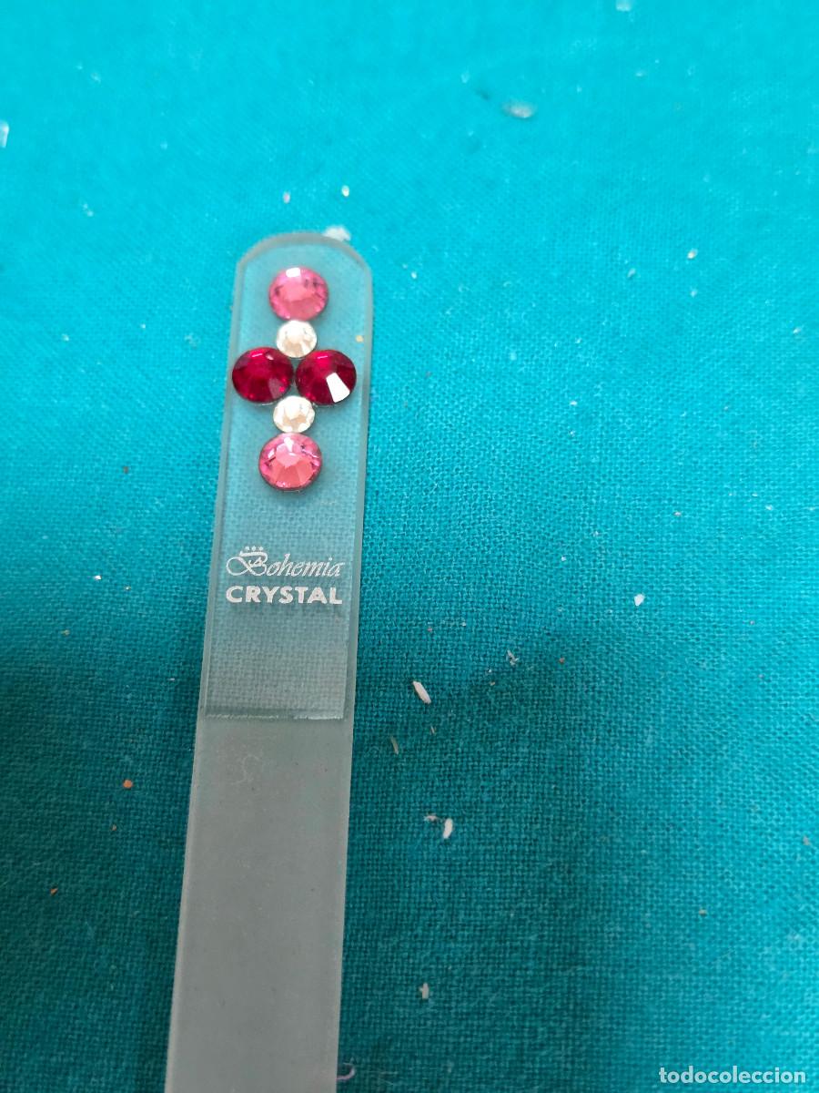 Vintage: separador de libros cristal de Boemia