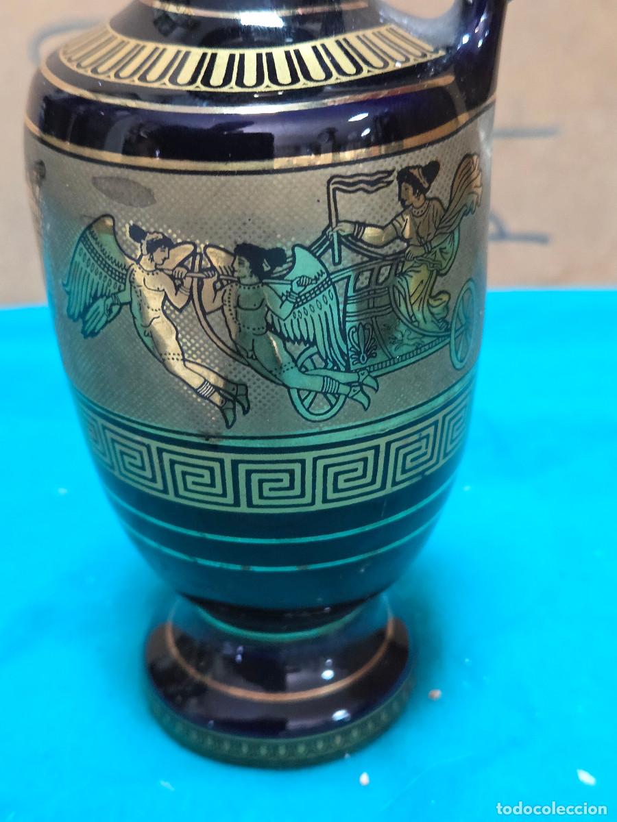 Vintage: anfora de ceramica dorada - Foto 3