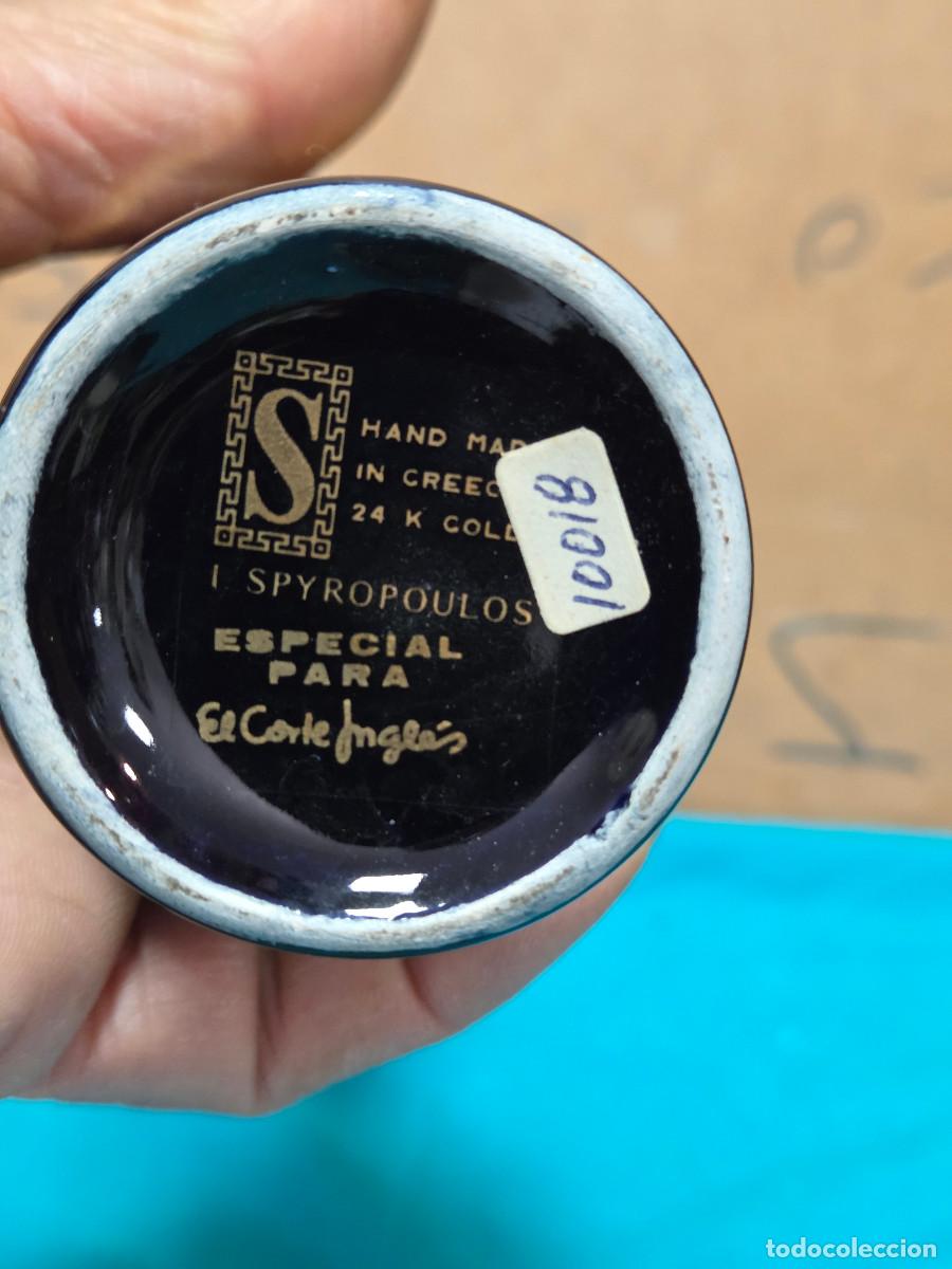 Vintage: anfora de ceramica dorada - Foto 11
