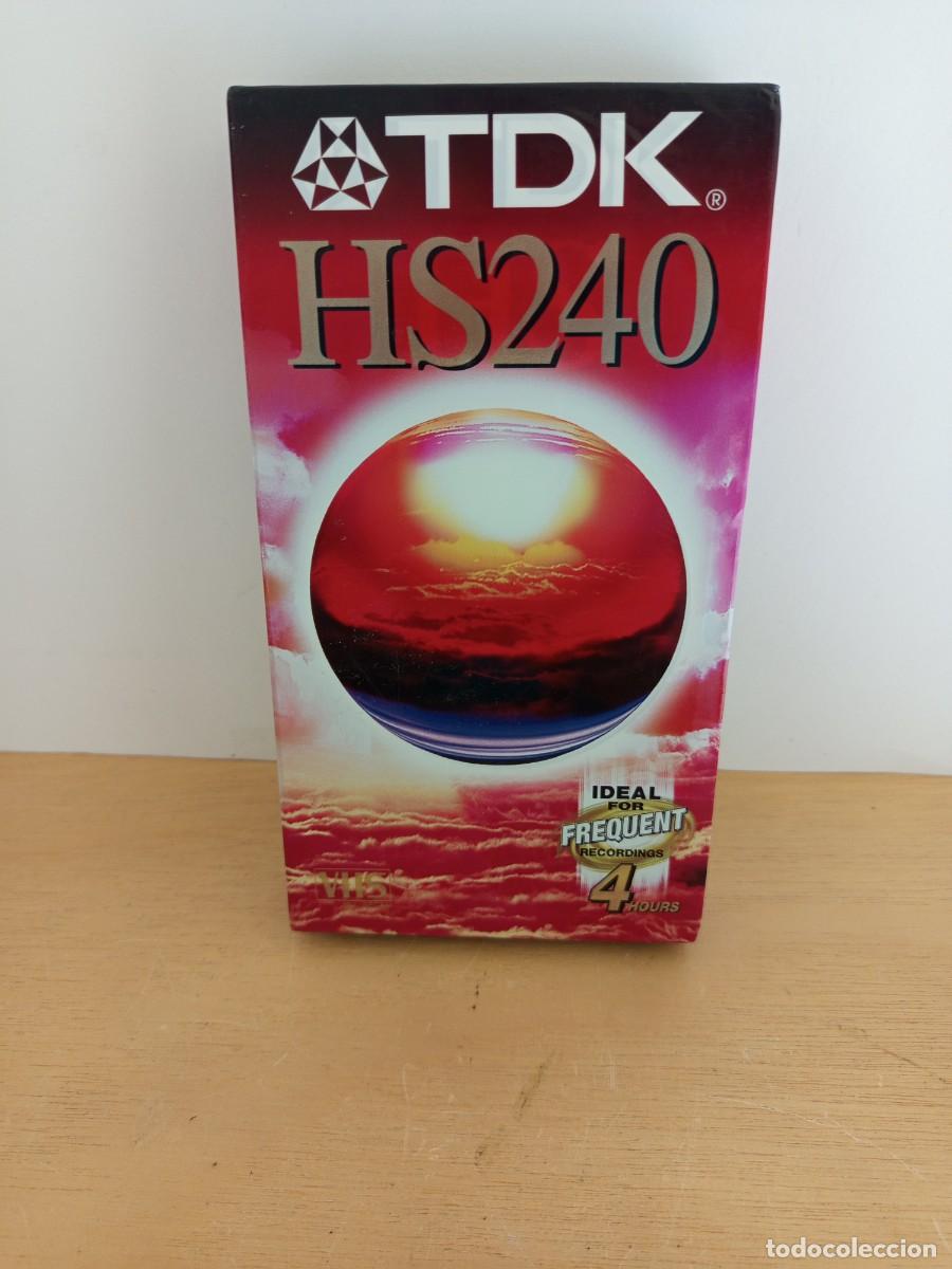 Vintage: Casetes v&iacute;rgenes vhs TDK hs 240