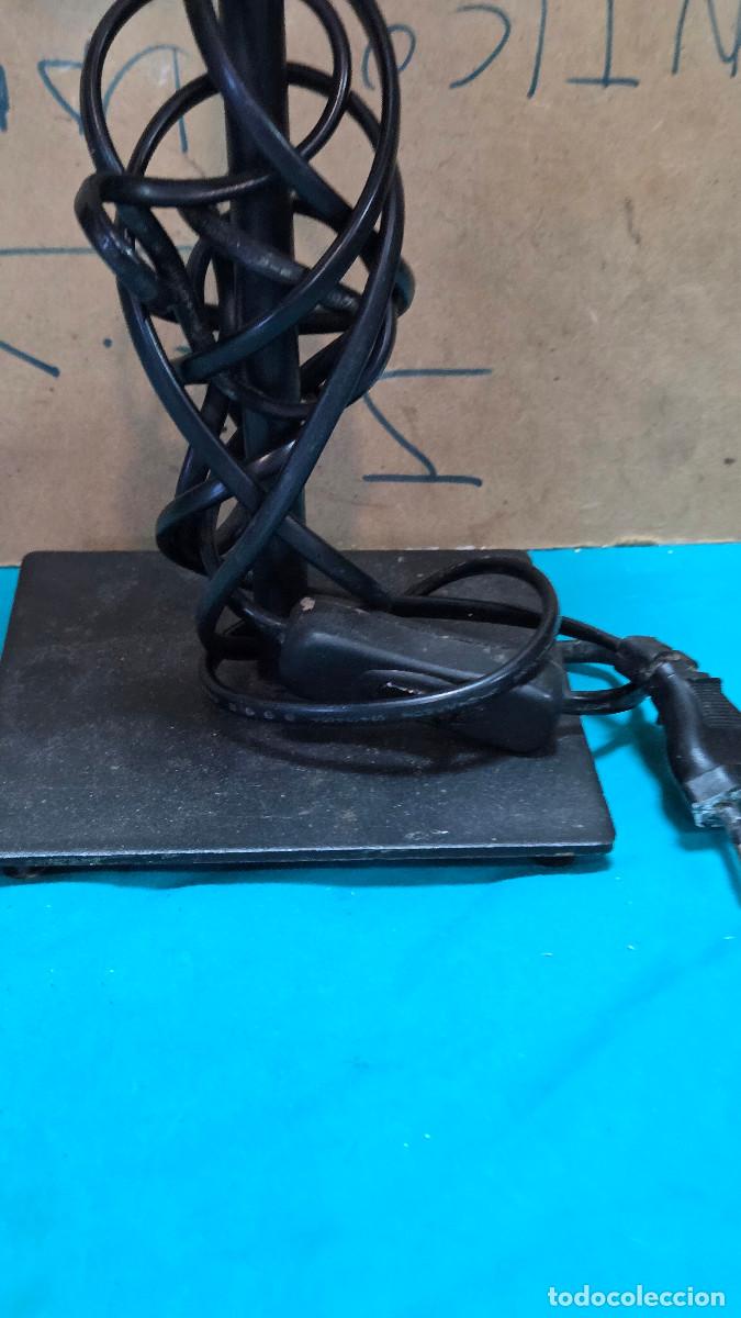 Vintage: lampara de mesa de hierro - Foto 2