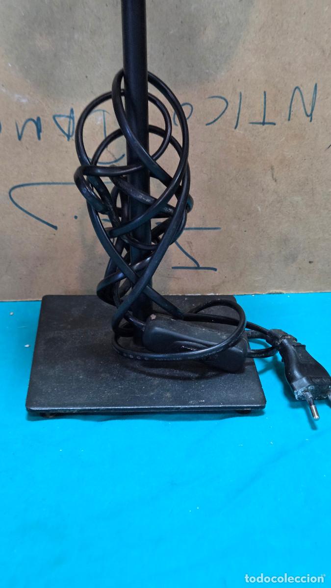 Vintage: lampara de mesa de hierro - Foto 3