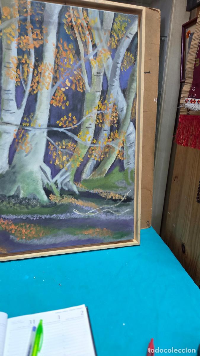 Vintage: lienzo de pintura sin acabar - Foto 2