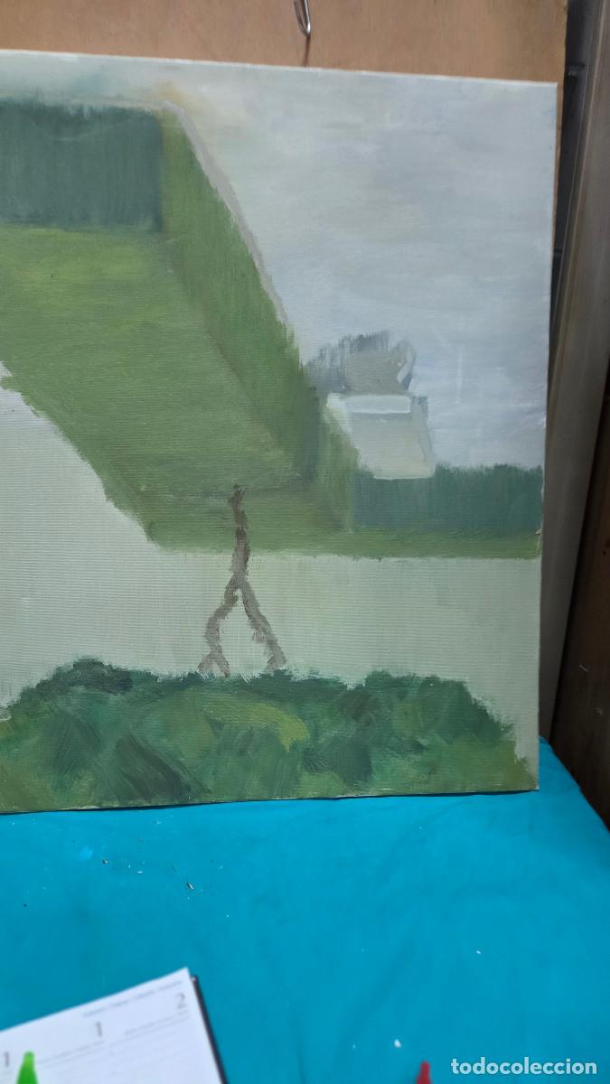 Vintage: lienzo de pintura sin acabar - Foto 2