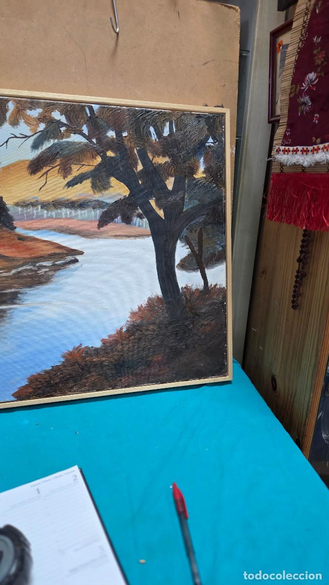 Vintage: lienzo de pintura sin acabar - Foto 2