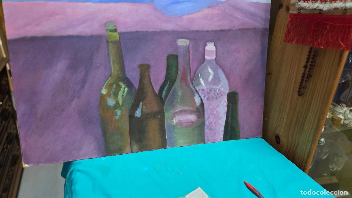 Vintage: table con pintura al oleo sin acabar - Foto 2