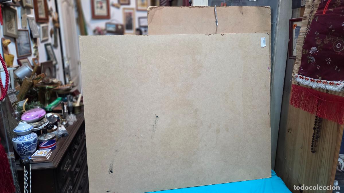 Vintage: table con pintura al oleo sin acabar - Foto 3
