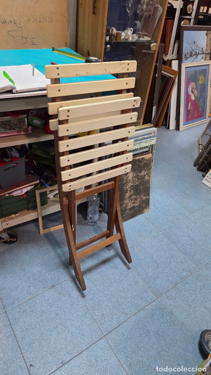 Vintage: silla antigua pegable madera - Foto 8