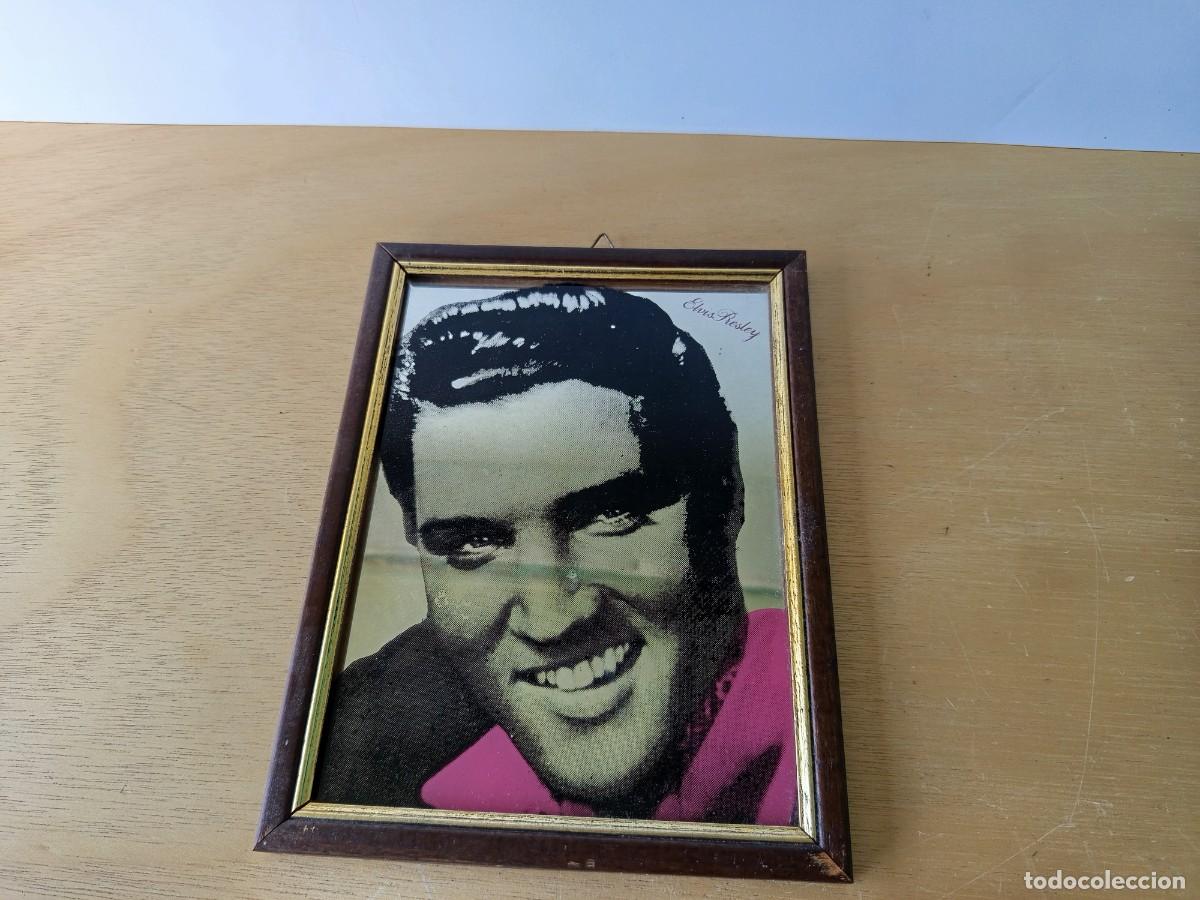 Vintage: Cuadro espejo de Elvis Presley vintage