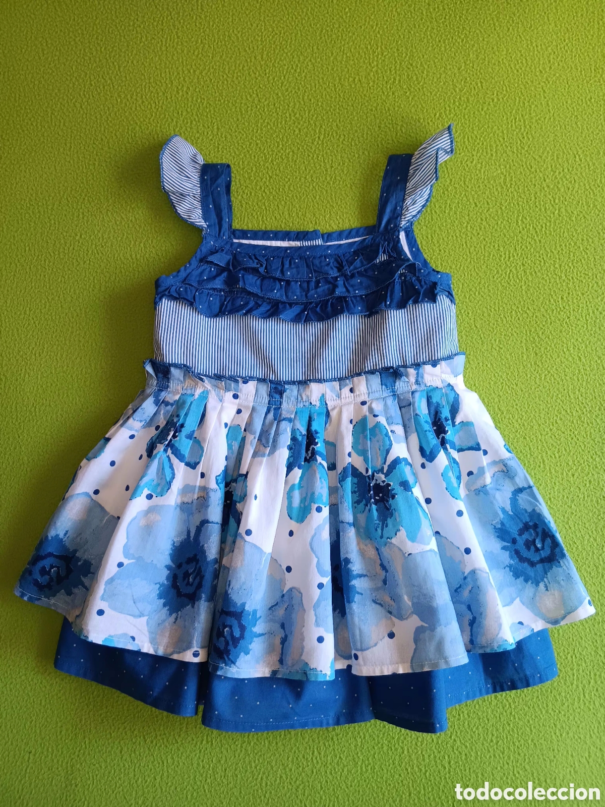 Vintage: Vestido ni&ntilde;a tirantes 18/ 24 meses. Young Dimension