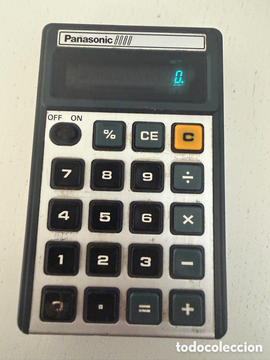Vintage: Calculadora Panasonic JE-8000