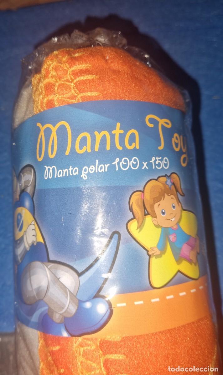 Vintage: Manta polar Toy Planet 150x100 cm- NUEVA