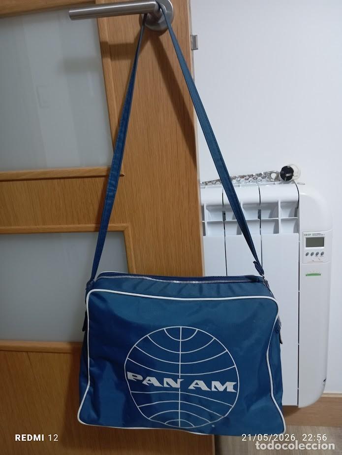 Vintage: ANTIGUA BOLSA BOLSO DE VIAJE AVIAON AEREOLINEAS PANAM VINTAGE