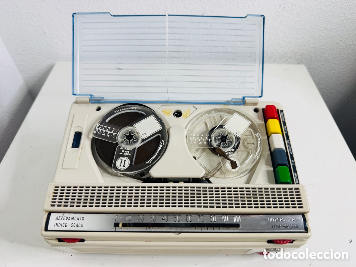 Vintage: Geloso G 257 Tube Mini Reel to Reel Made Italy Sin Comprobar