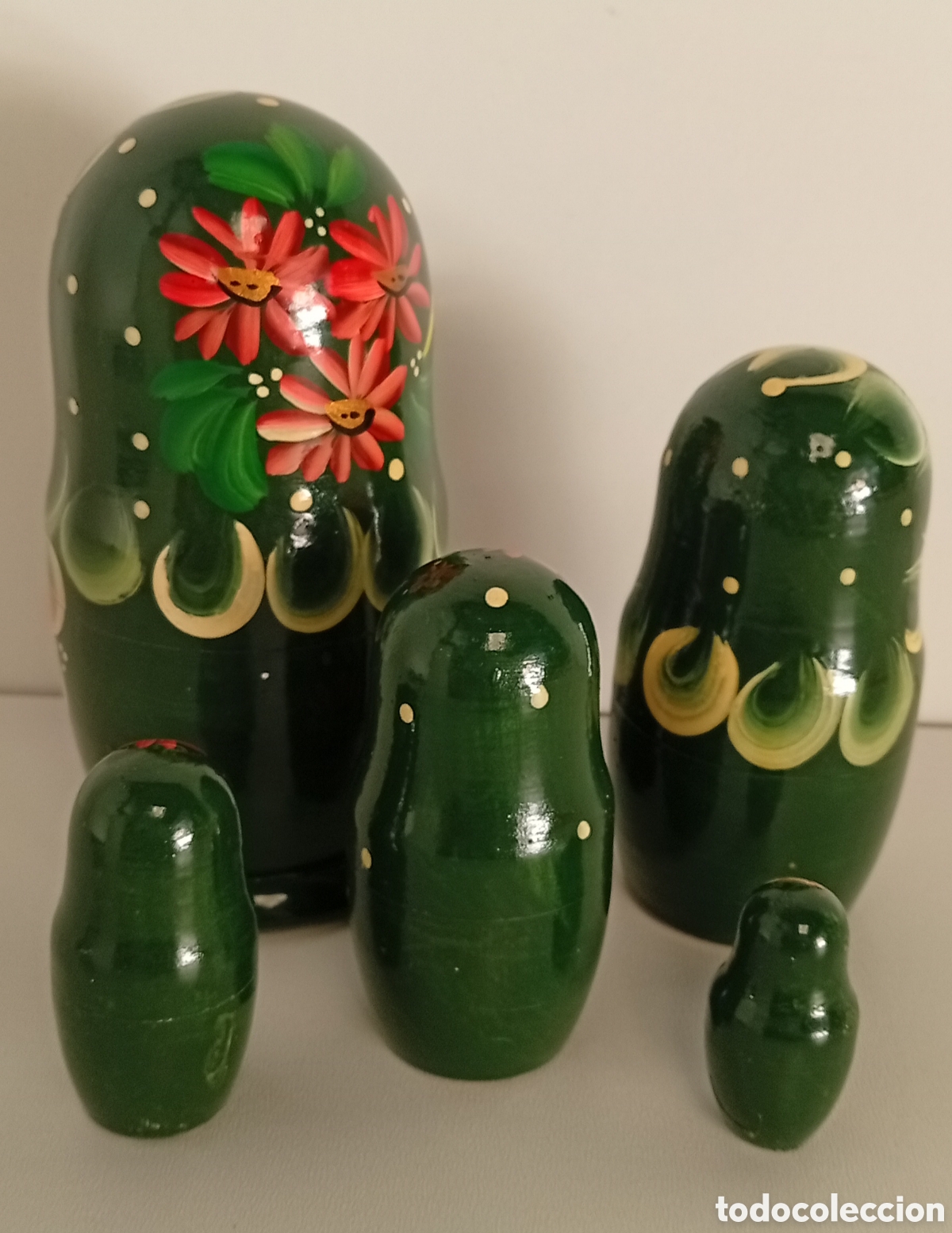 Vintage: .CONJUNTO DE MU&Ntilde;ECAS RUSAS O MATRIOSKA - Foto 2