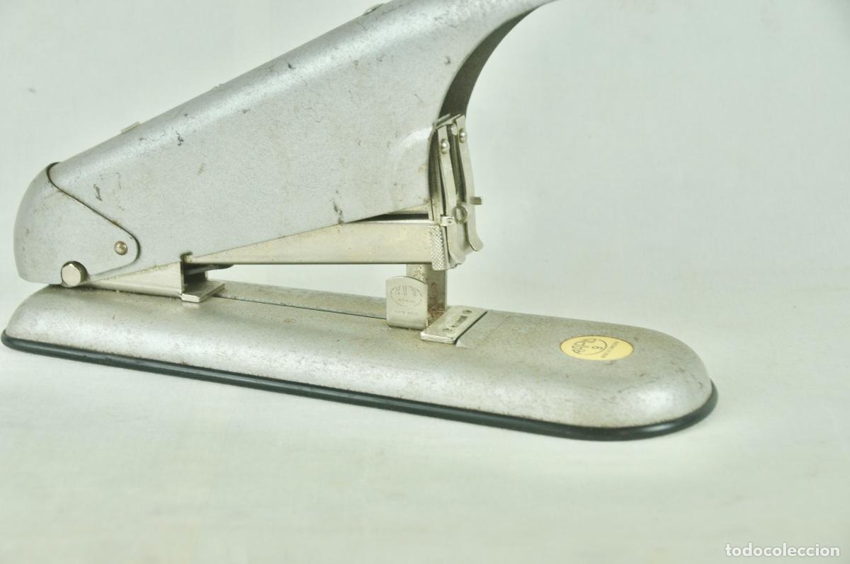 Vintage: Grapadora Rapid 9 gris - Foto 3