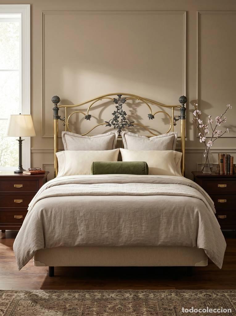 Vintage: CABECERO DE CAMA PE&Ntilde;A VARGAS
