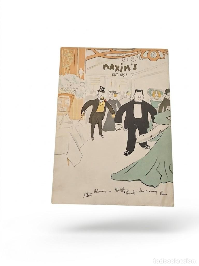 Vintage: Maxims Par&iacute;s L&aacute;minas + Men&uacute; Vintage - Foto 3