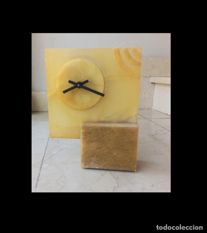 Vintage: Reloj Art Deco alabastro