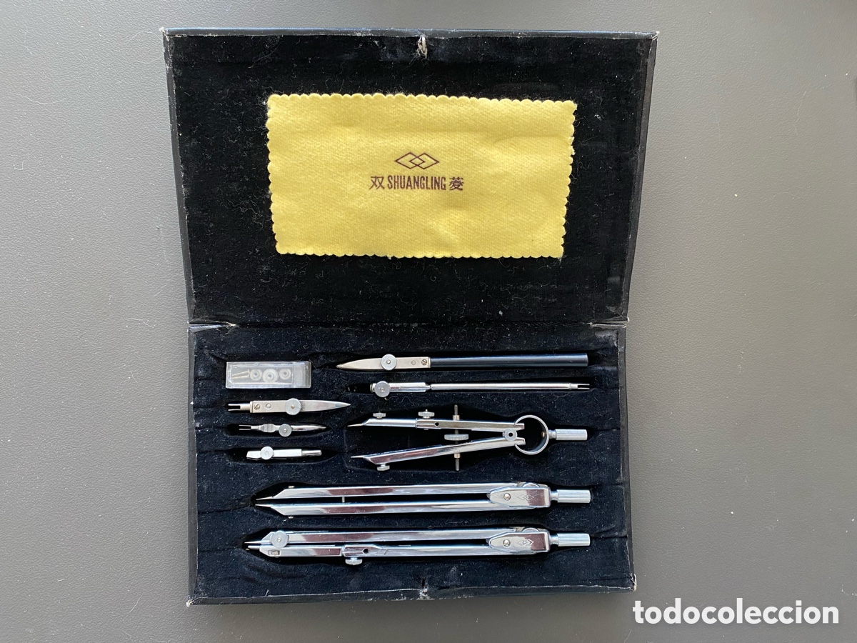 Vintage: Juego de Compases Vintage DOUBLE RHOMB 902. Sin uso