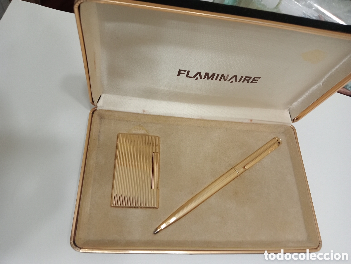 Vintage: Flaminaire mechero y bol&iacute;grafo