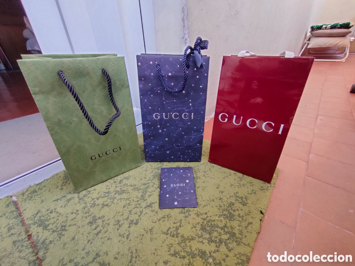 Vintage: 2 bolsas de regalo Gucci