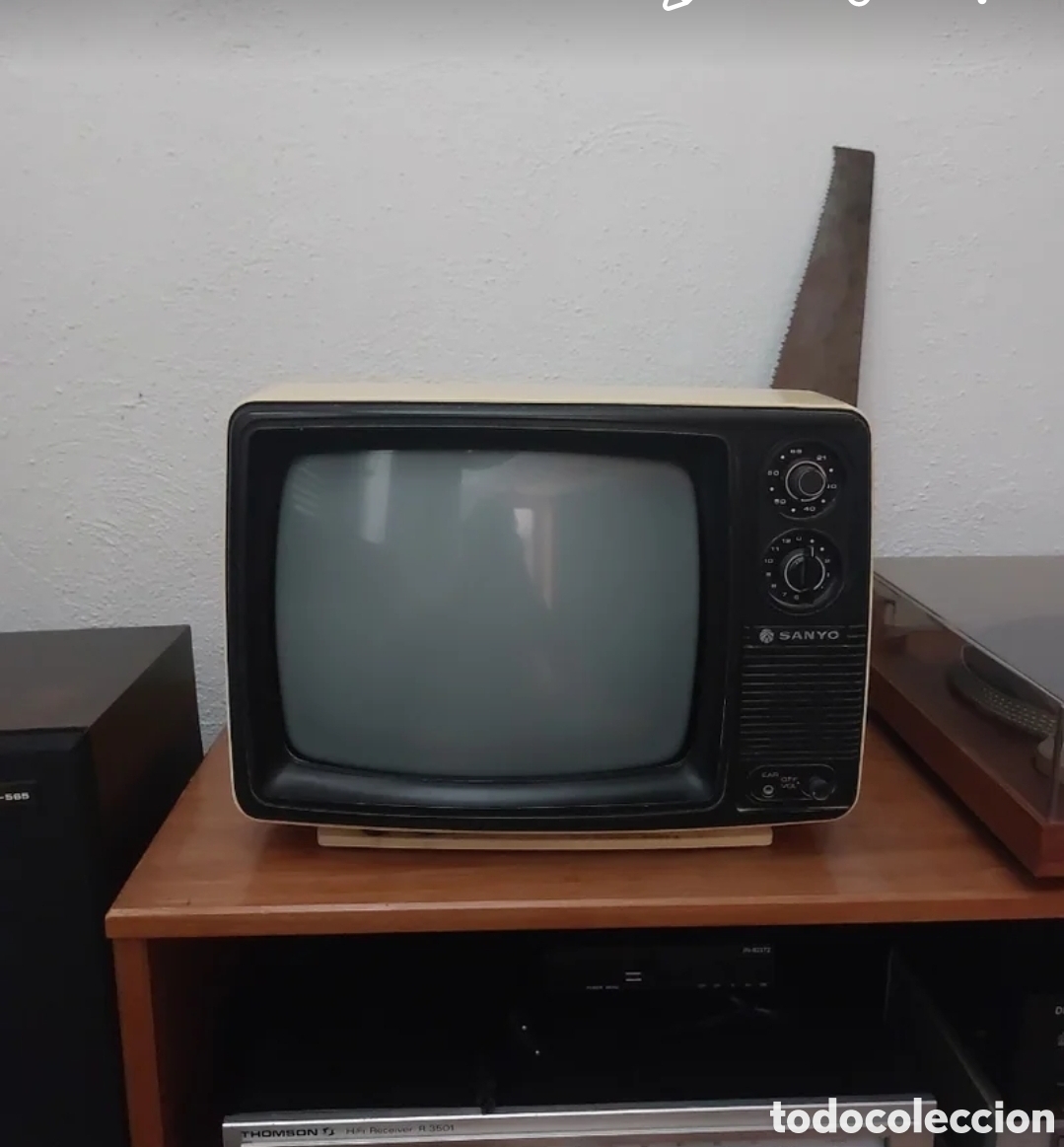 Vintage: Televisor Sanyo a&ntilde;os 70-80. Buen estado
