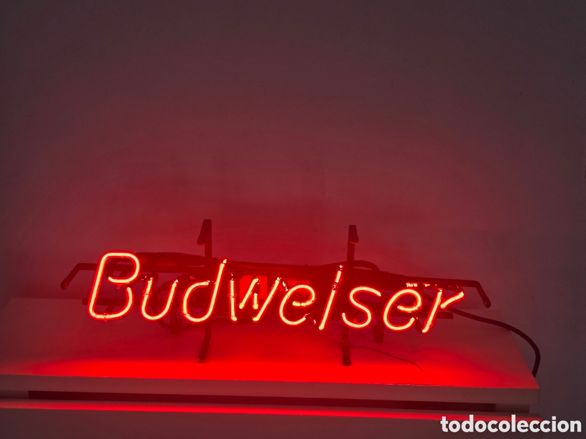 Vintage: Ne&oacute;n Budweiser vintage original 59cm