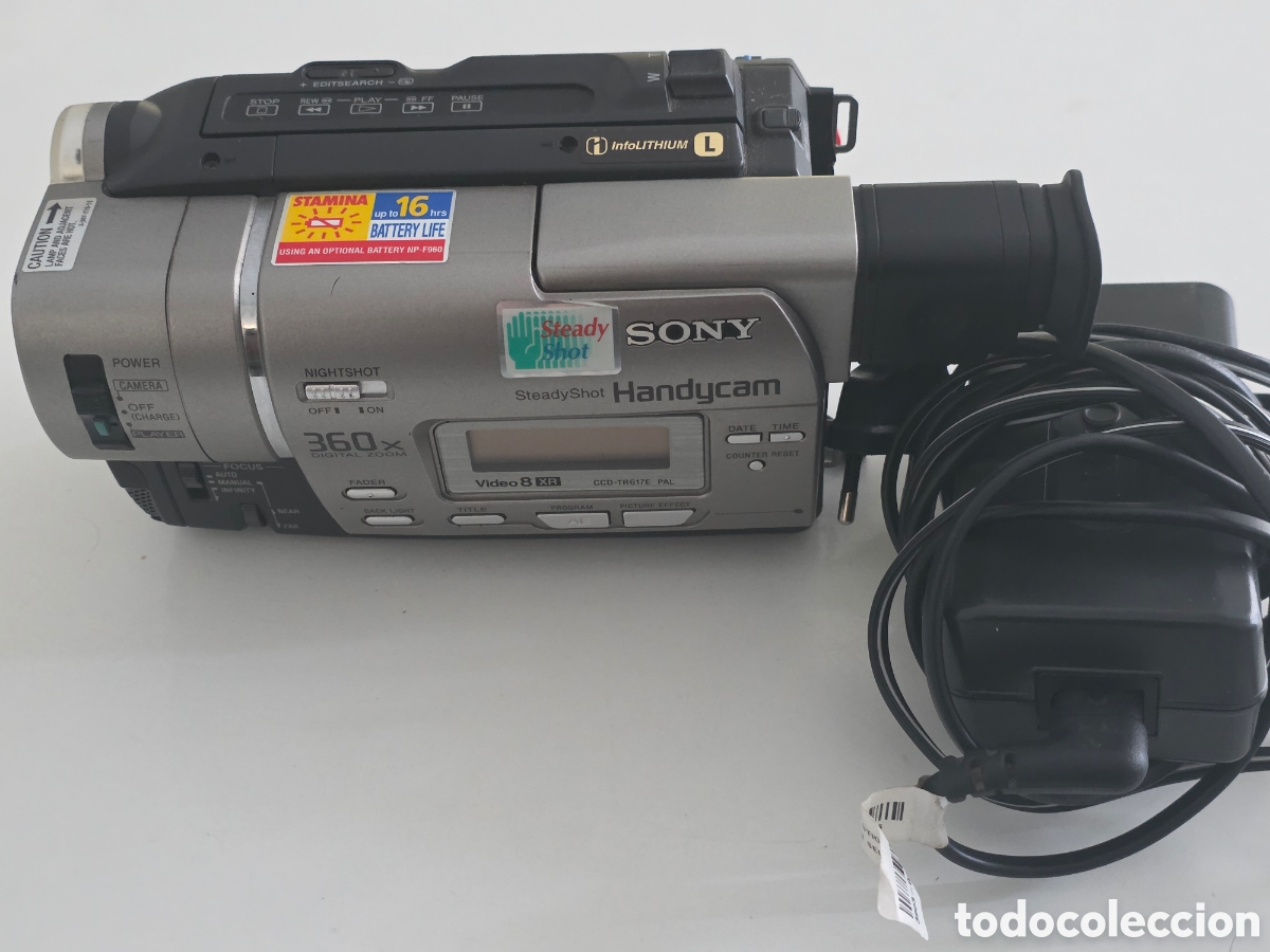 Vintage: Sony Handycam CCD-TR617E Video8 XR C&aacute;mara Video8
