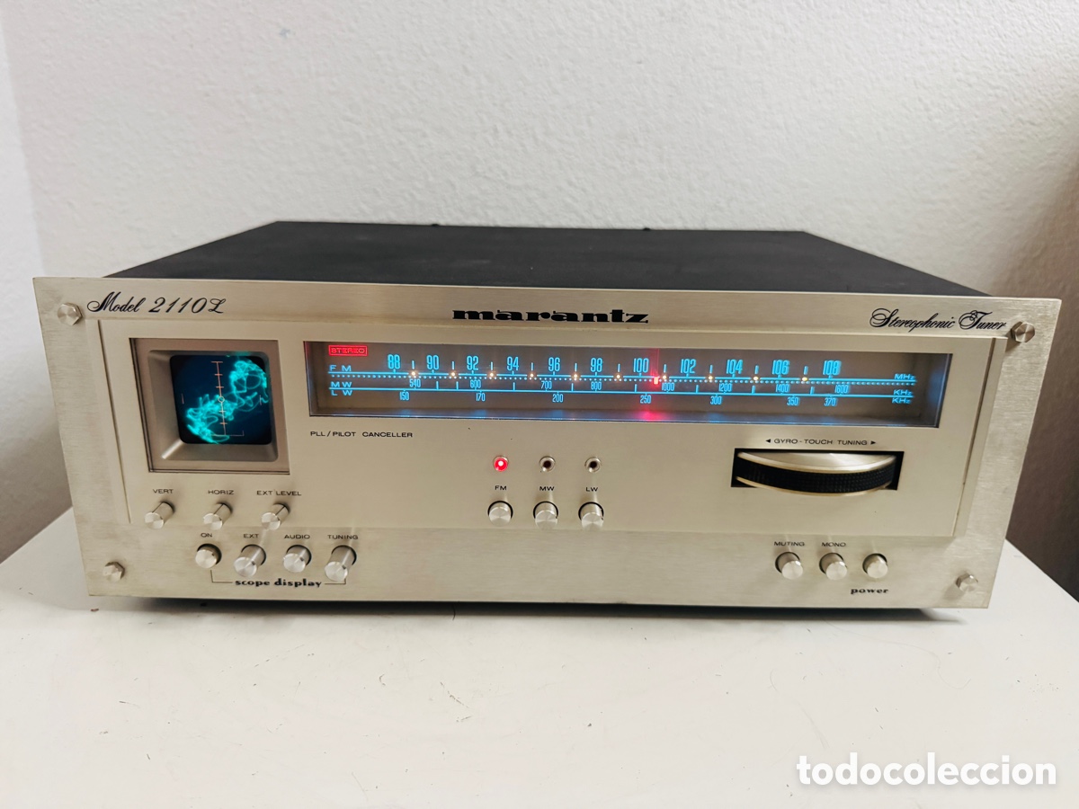 Vintage: Marantz 2110 L AM/FM Stereo Tuner with Oscilloscope Funciona Correcto