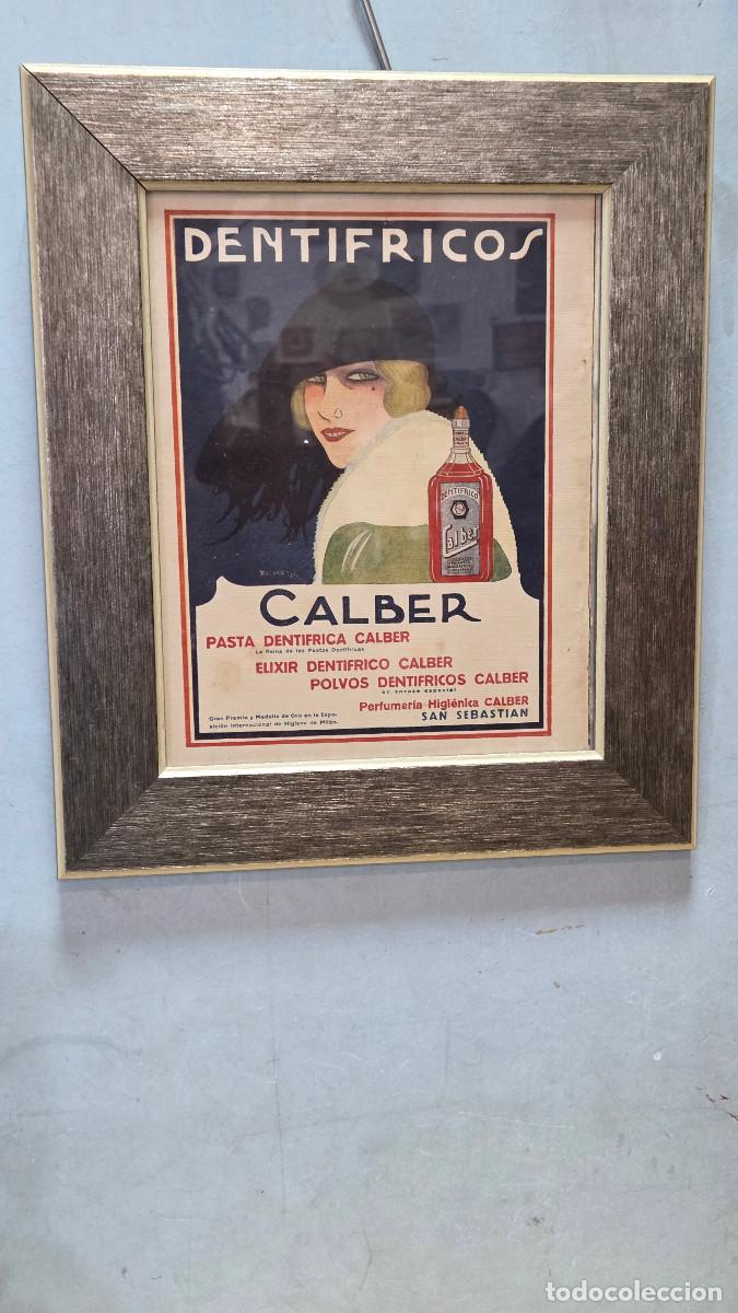 Vintage: cuadro con cartel antiguo
