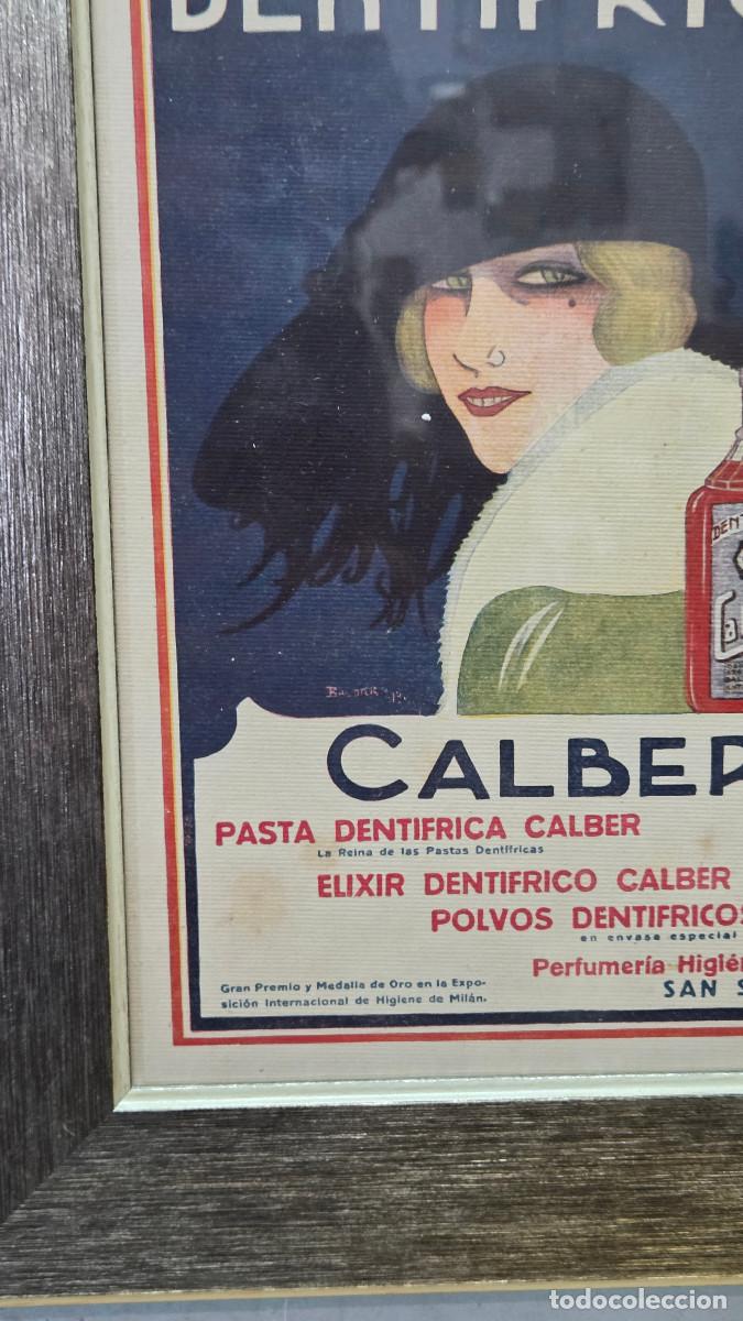 Vintage: cuadro con cartel antiguo - Foto 4