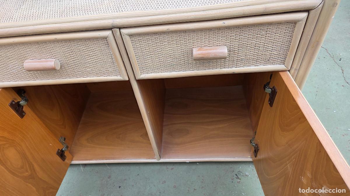 Vintage: mueble de ca&ntilde;a de bambu vintage - Foto 8