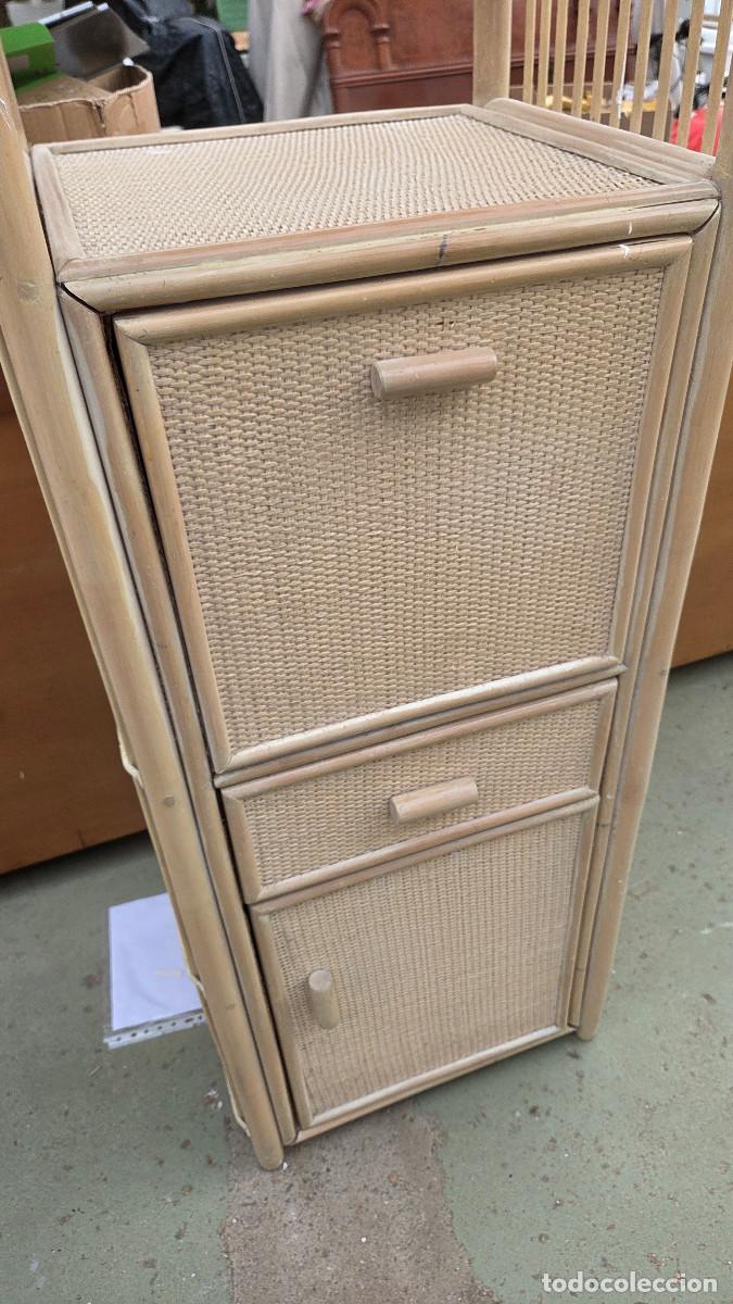 Vintage: mueble de ca&ntilde;a de bambu vintage - Foto 4