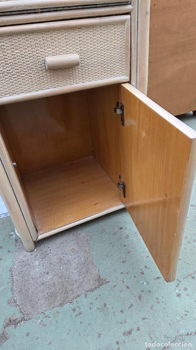 Vintage: mueble de ca&ntilde;a de bambu vintage - Foto 13