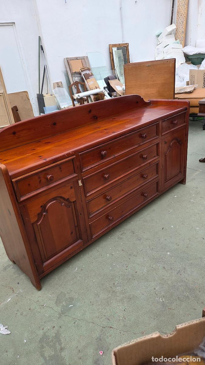 Vintage: taquillon de madera de pino rija