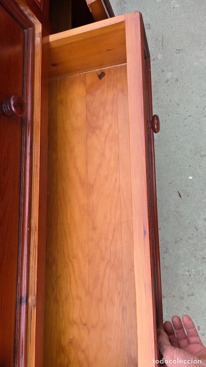 Vintage: taquillon de madera de pino rija - Foto 12