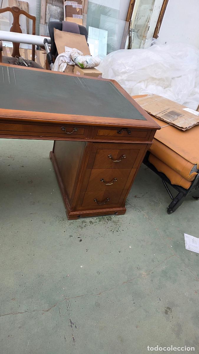 Vintage: mesa de despacho inglesa - Foto 2