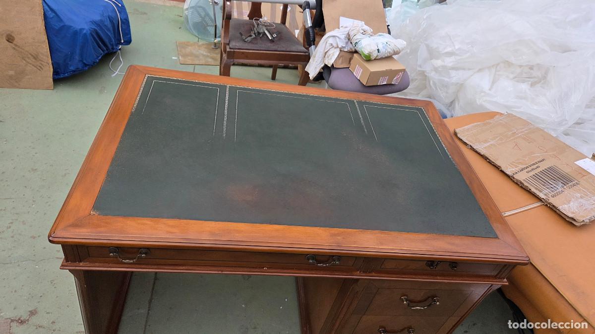 Vintage: mesa de despacho inglesa - Foto 4
