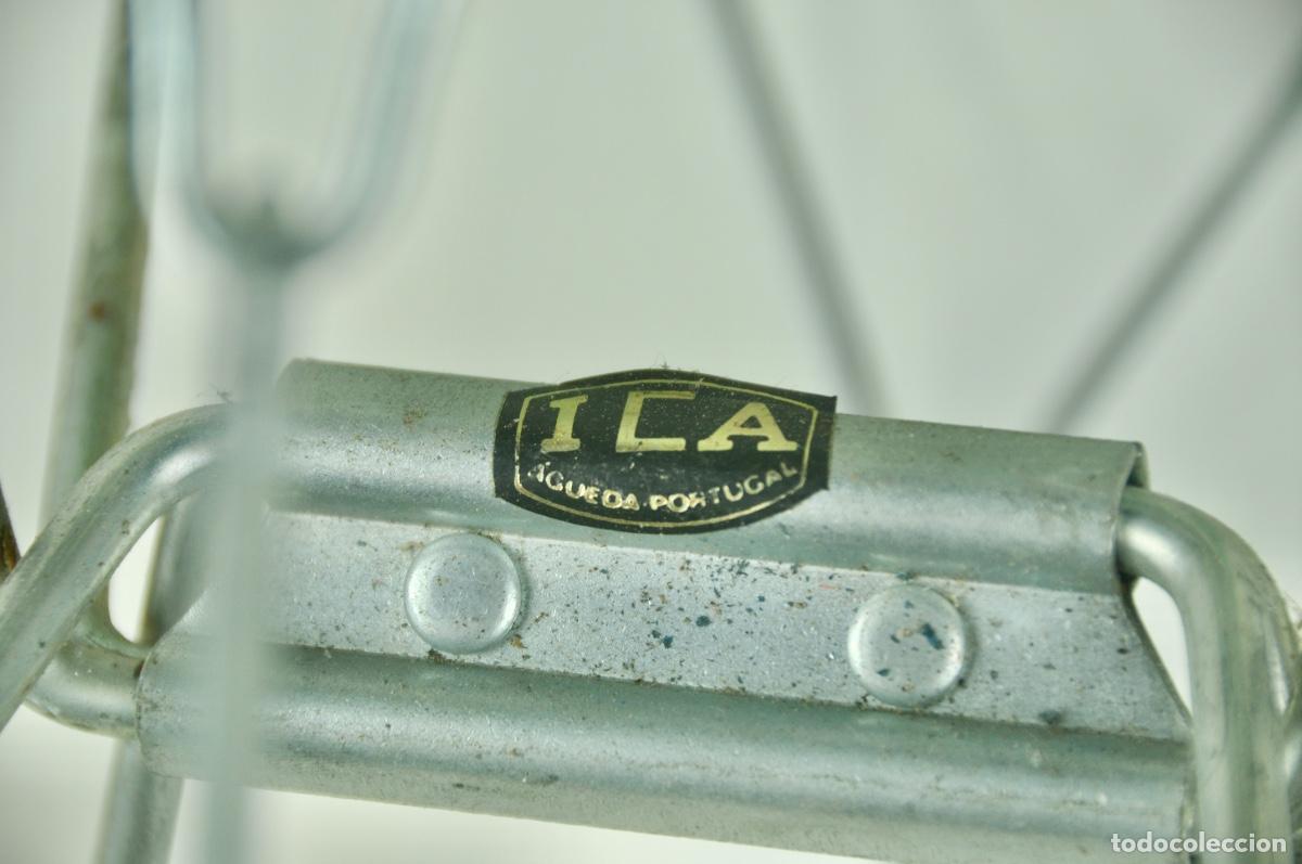 Vintage: Silla camping plegable verde y blanca - Foto 4