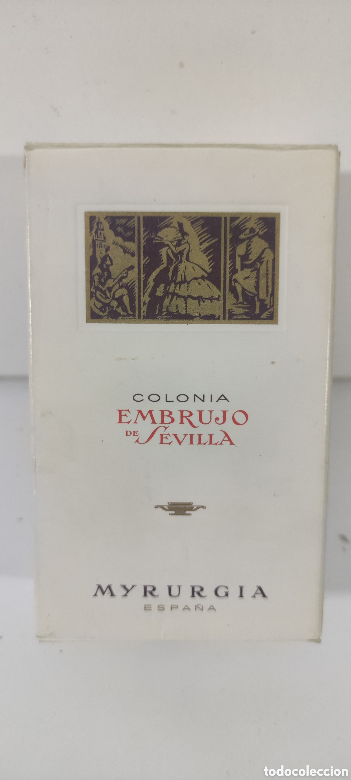 Vintage: Colonia Vintage &rdquo;Embrujo de Sevilla&rdquo; de Myrurgia. Envase totalmente lleno.