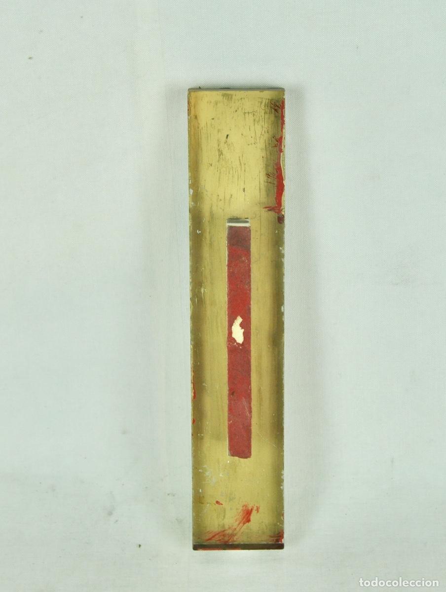 Vintage: Letra I plastico dorado - Foto 2