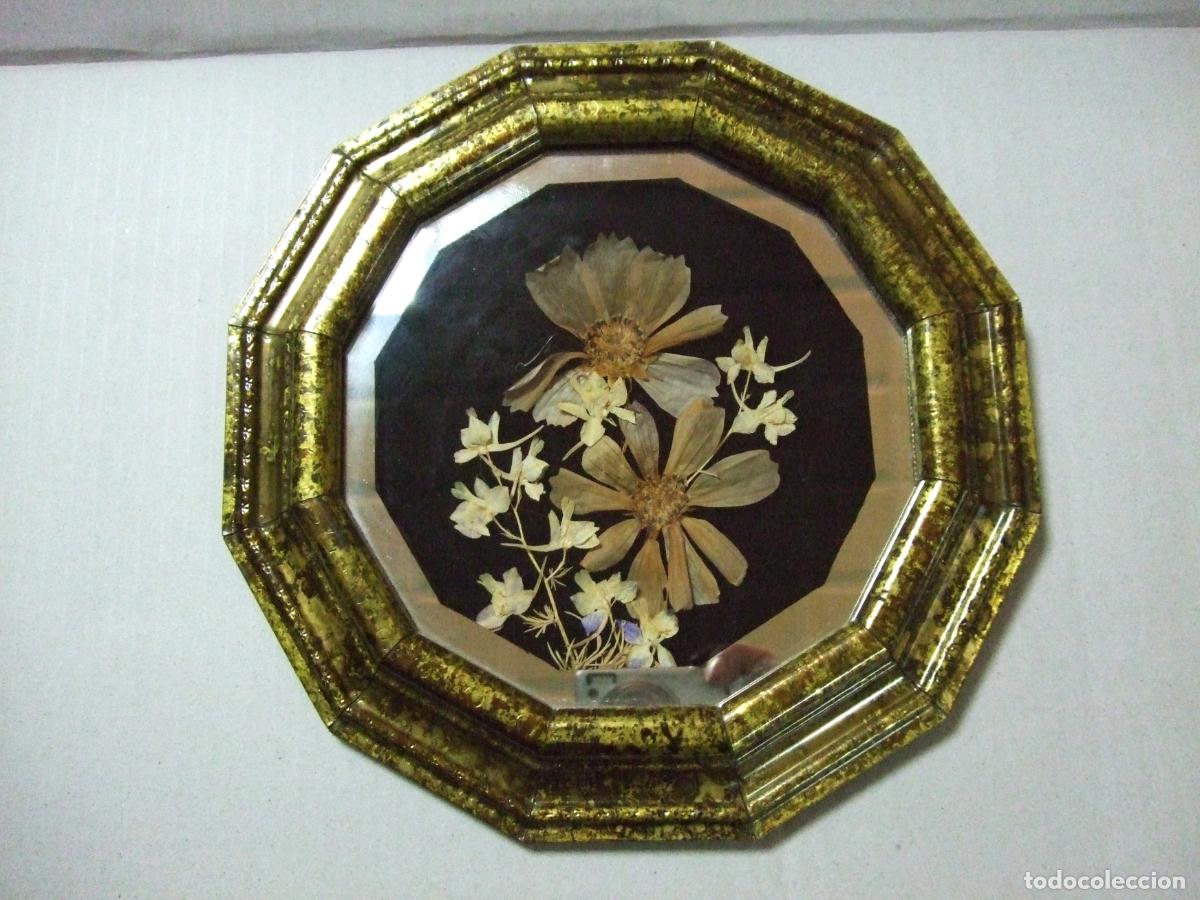 Vintage: CUADRO FLORES SECAS BAJO CRISTAL REF. 324/1 TIRADA LIMITADA A 5.000 - LA VIEJA ESPA&Ntilde;A, S.L. MADRID