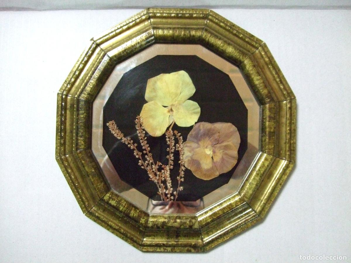 Vintage: CUADRO FLORES SECAS BAJO CRISTAL REF. 324/1 TIRADA LIMITADA A 5.000 - LA VIEJA ESPA&Ntilde;A, S.L. MADRID