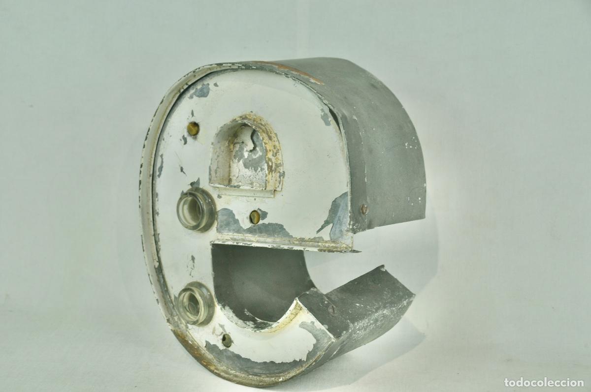 Vintage: Letra E en metal y cristal - Foto 5