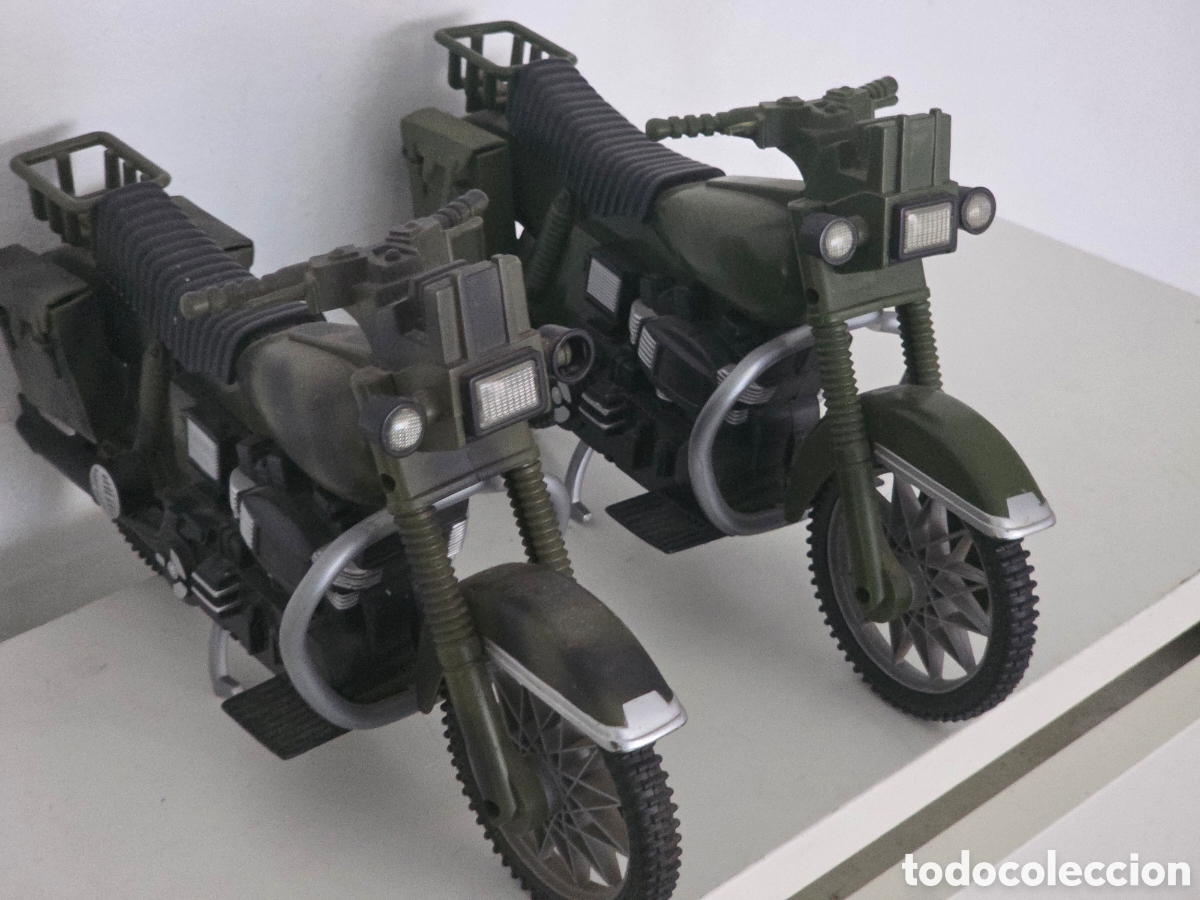 Vintage: Lote 2 motos militares vintage tipo Geyperman 35cm