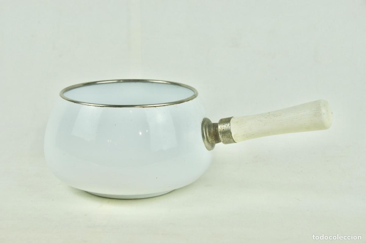 Vintage: Cazuela metal esmaltado y madera - Foto 4