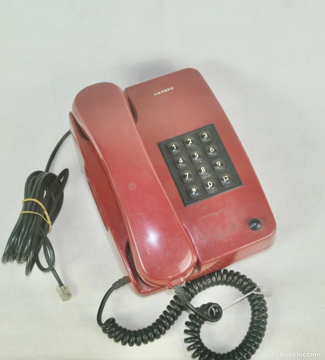 Vintage: Tel&eacute;fono siemens granate - Foto 2