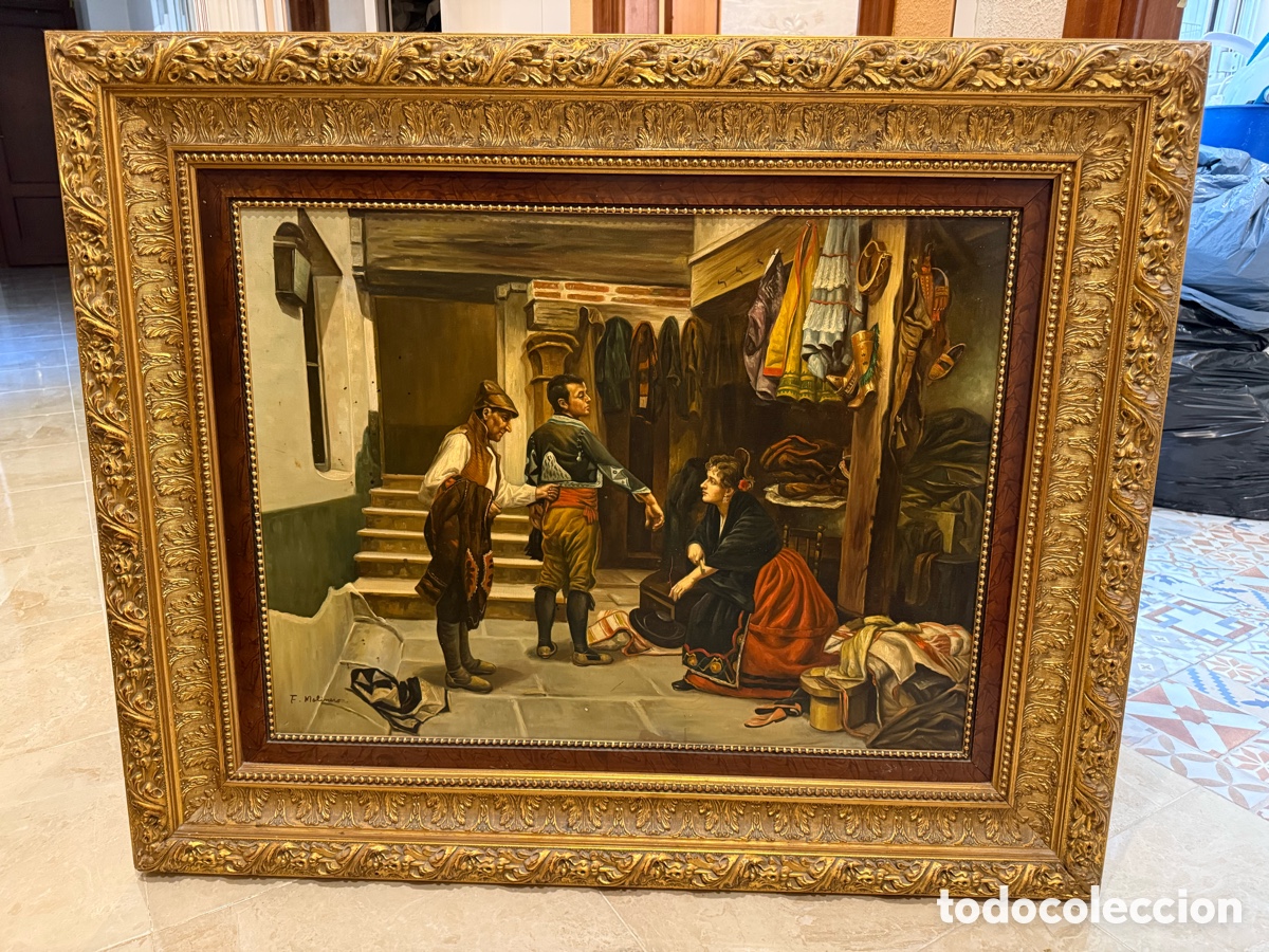 Vintage: Lote Tres cuadros antiguos